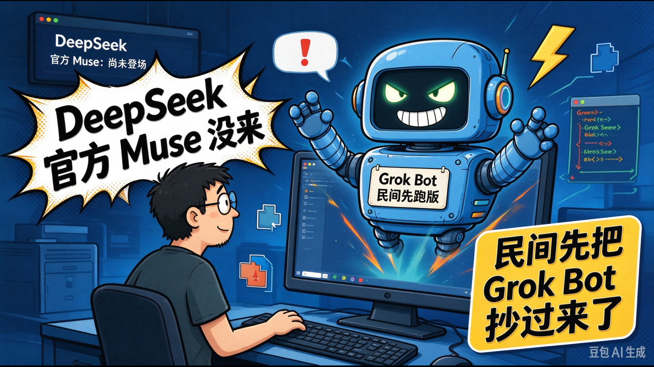 DeepSeek 的 Muse 还没来,民间版 Bot 先上桌了:一个插件,把 DSH 变成你的 Agent 团队
