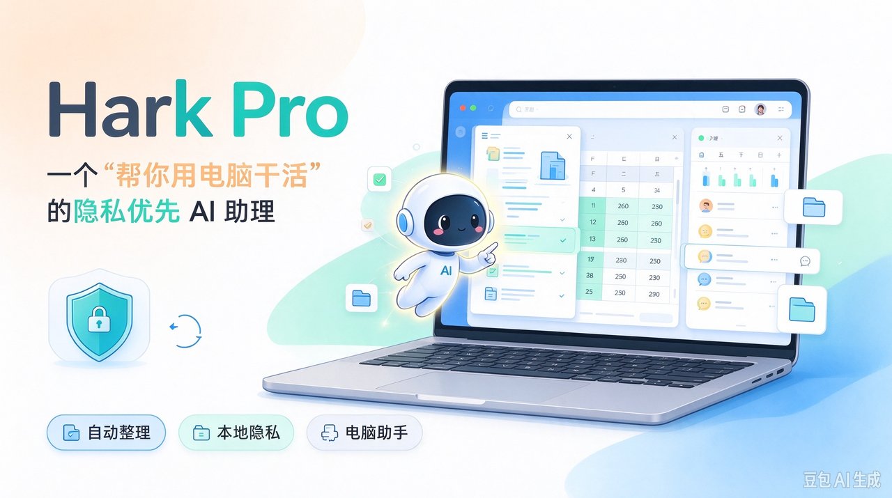 Hark Pro:一个“帮你用电脑干活”的隐私优先 AI 助理